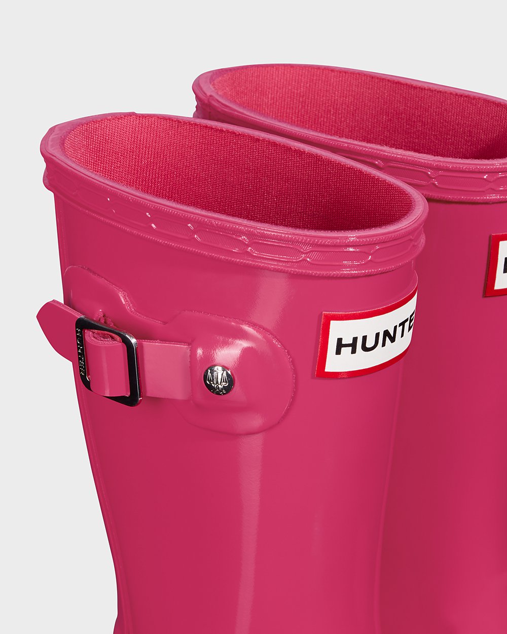 Galochas Hunter Criança Luz Rosa - Original Little Gloss - 01ACXLTNJ